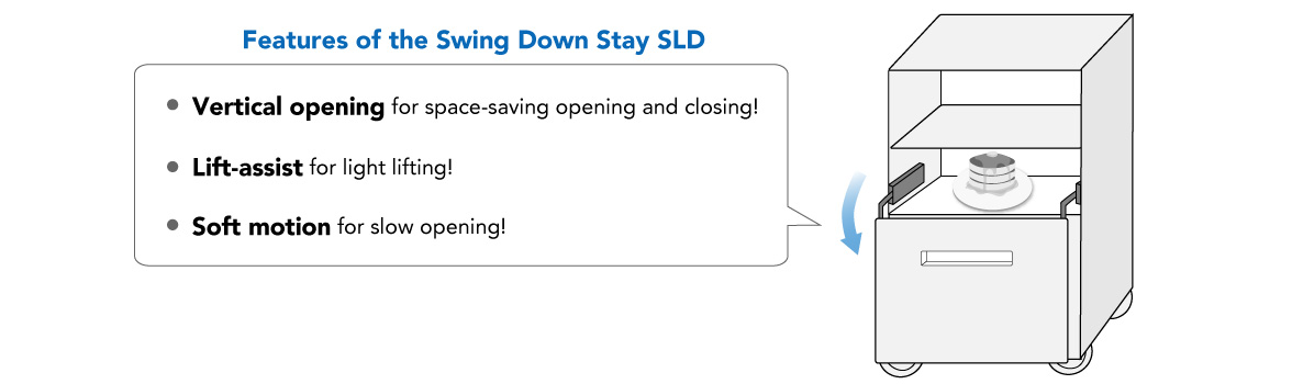 Features of the Swing Down Stay SLD